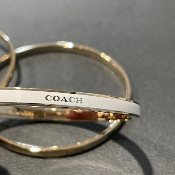 Coach Horse And Carriage Bangle Set - Set of 3 - NWT - Picture 3 of 6